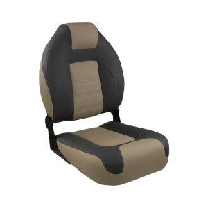 Siedzisko kapitańskie z wysokim oparciem - OEM PREMIUM - Grafit/Brąz