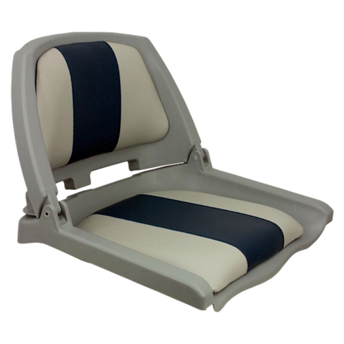Fotel do łodzi Traveler szaro granatowy.png