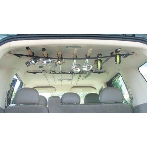 IMMI Vehicle Interior Fishing Rod Carrier Strap System for SUV & Truck