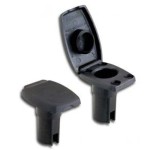 Attwood 910T2PB-1 Podstawa owalna 2-stykowa czarna do oświetlenia słupowego prostego