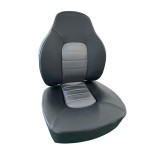 Fotel kapitański do łodzi MyBoat Fish Pro Grafitowo Szary