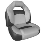 Fotele basowe do łodzi MyBoat Bass Premium Duży Fotel Szaro Grafitowo Grafitowy