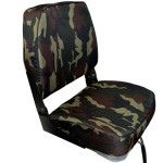 Fotel do Łodzi MyBoat Economy – Moro / Camo. Składane Siedzenie Wędkarskie
