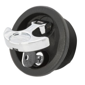 Whitecap 3" Chrome Plated Zinc Locking T-Handle Boat Latch S-0226B