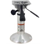 SPRINGFIELD Stelaż fotela Stopa Gazowa Sternika 2-3/8 cala regulowana w 14" - 20" - 35,5 - 51 cm z obrotnicą fotela sternika